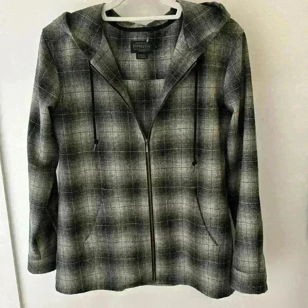 Pendleton Women’s Wool Hooded Light Jacket Size S - image 1